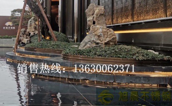 花池异形包边304jy网页别墅小区专用