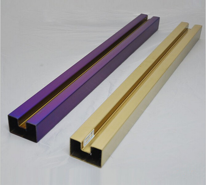 彩色jy网页矩型凹槽管