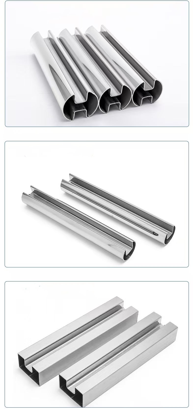 304jy网页抛光凹槽管 拉丝凹槽管 镜面凹槽管 生产厂家