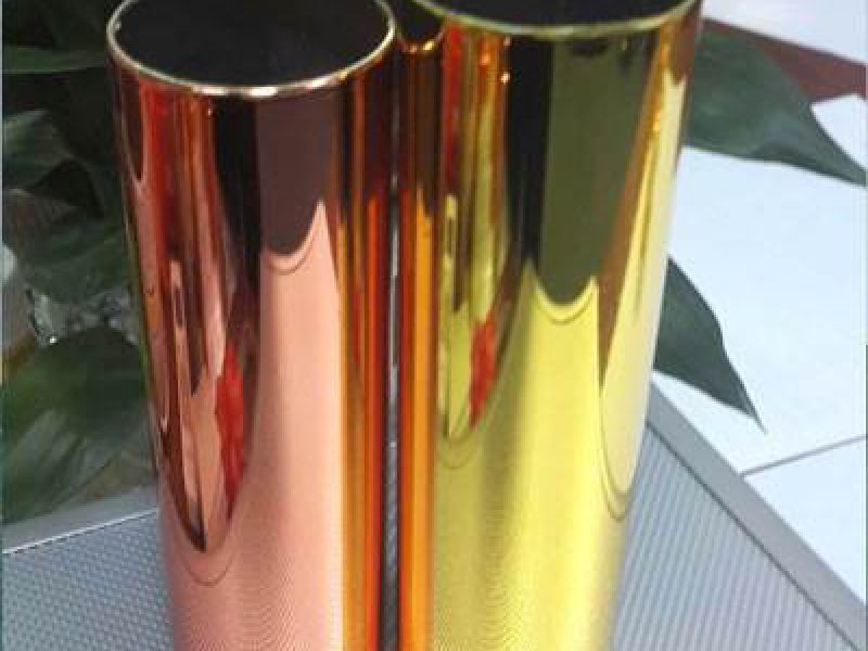 六种最常见的彩色装饰用jy网页管表面处理工艺1