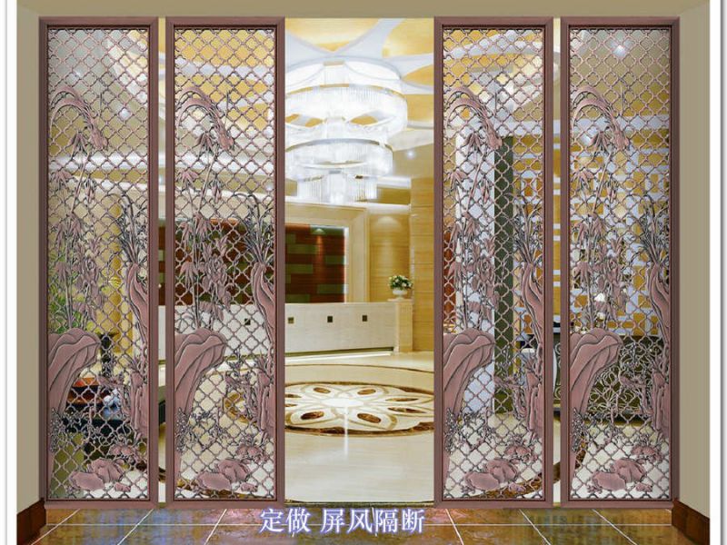 jy网页玫瑰金屏风的优势