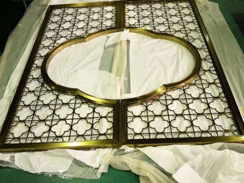 玫瑰金jy网页屏风的镀色有深浅吗